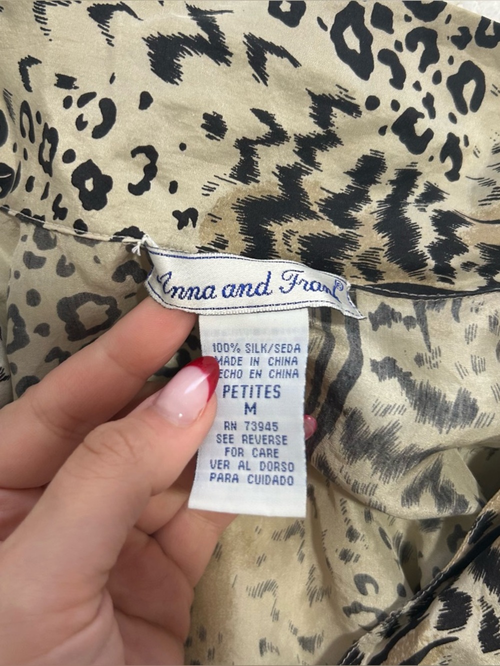 anna & frank button down blouse - Picture 4 of 4